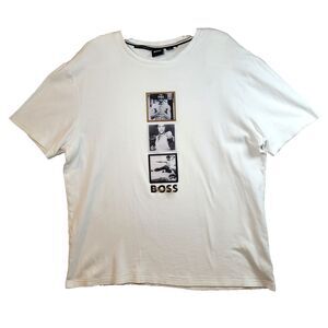 Hugo Boss + Bruce Lee Large White T-Shirt Size Large Neutral Special Artwork